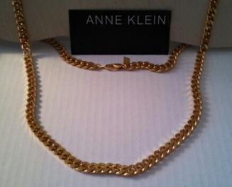 Gold Link Chain Anne Klein Necklace