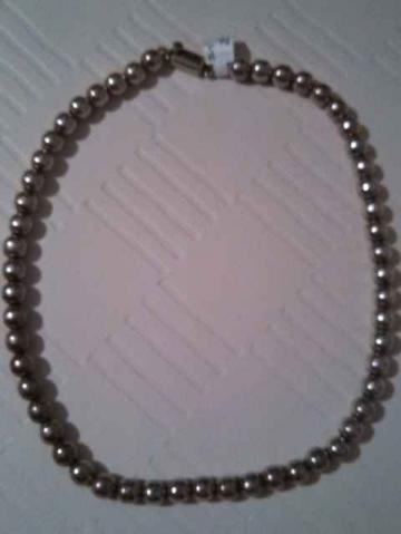 Sterling Silver Choker 925 16 L