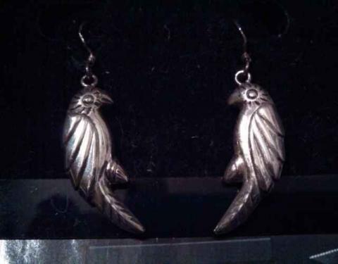 Parrot Sterling Silver Earring 925