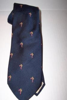 Neck Tie Candy Canes on Navy