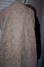 Small Beige Faux Persian Lamb Coat 1