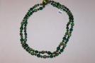 Vintage Green double strand choker 