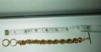Gold link bracelet 8 inch L by Aigner