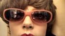 Blush Pink Sunglasses Fendi logo